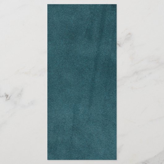 Rustic Mexican Wedding Menu Card Menükarte (Rückseite)