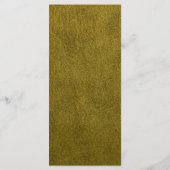 Rustic Mexican Wedding Menu Card Menükarte (Rückseite)