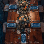 Rustic Mexican Wedding Menu Card Menükarte