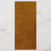 Rustic Mexican Wedding Menu Card Menükarte (Rückseite)