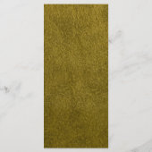 Rustic Mexican Wedding Menu Card Menükarte (Rückseite)