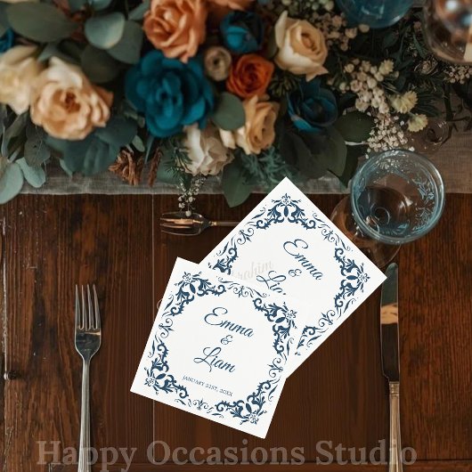 Rustic Mexican Wedding Napkins Serviette