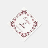 Rustic Mexican Wedding Napkins Serviette (Ecke)