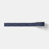 Rustic Midnight Blue Spring Blumengarten Ripsband (Vorderseite)