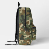 Rustic Military Camo Pattern Bedruckter Rucksack (Links)