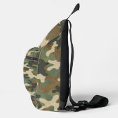 Rustic Military Camo Pattern Crossbody Bag (Rechts)