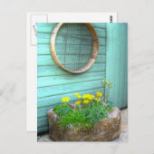 Rustic Mini Garden Postkarte (Vorne/Hinten)