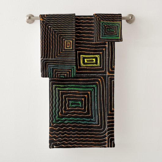 Rustic Mod Kuba Badhandtuch Set (Insitu)