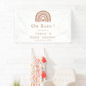 Rustic Modern Baby Showbanner - Emelia Banner (Insitu)