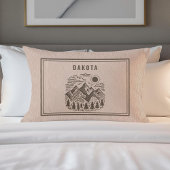 Rustic Modern Mountain Custom Kissenbezug