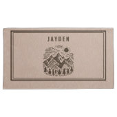 Rustic Modern Mountain Custom Kissenbezug (Vorderseite-Rechts)