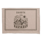 Rustic Modern Mountain Custom Kissenbezug (Vorderseite)