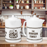 Rustic Modern Mountains Custom<br><div class="desc">Rustic Modern Mountains Custom Teapot, Great teapot for your lake house, beach house or home kitchen! Makes a great gift for the home.</div>