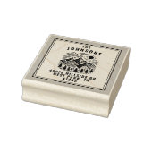 Rustic Modern Mountains Custom Gummistempel (Stempel)