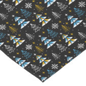 Rustic Modern Pine Trees Kurzer Tischläufer (Ecke)