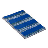 Rustic Monogram Chic Groovy Notizblock (Rechte Seite)