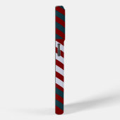 Rustic Monogram Groovy Chic Case-Mate iPhone Hülle (Rückseite / Rechts)