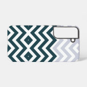Rustic Monogram Groovy Chic Samsung Galaxy Hülle (Rückseite (Horizontal))