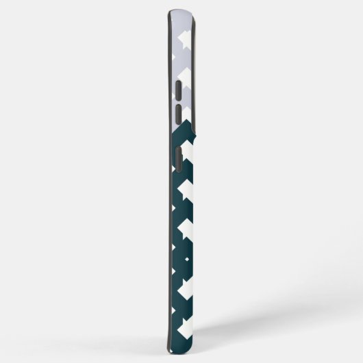 Rustic Monogram Groovy Chic Samsung Galaxy Hülle (Rechte Seite)