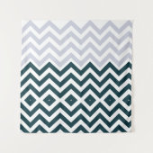 Rustic Monogram Groovy Chic Wandteppich (Vorderseite)