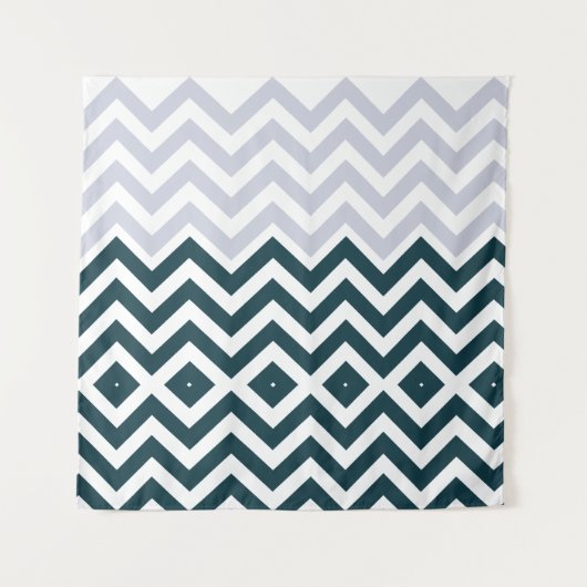 Rustic Monogram Groovy Chic Wandteppich (Vorderseite)