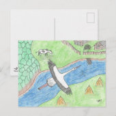 "Rustic motifs" Feiertagspostkarte (Vorne/Hinten)