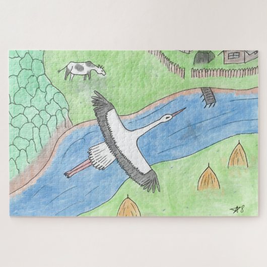 "Rustic motifs" Puzzle (Horizontal)