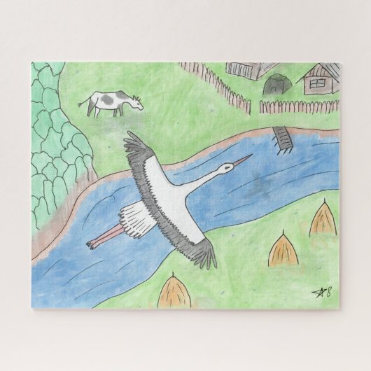 "Rustic motifs" Puzzle (Horizontal)