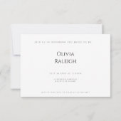 Rustic Mountain Boho Bachelorette Weekend Card Einladung (Rückseite)