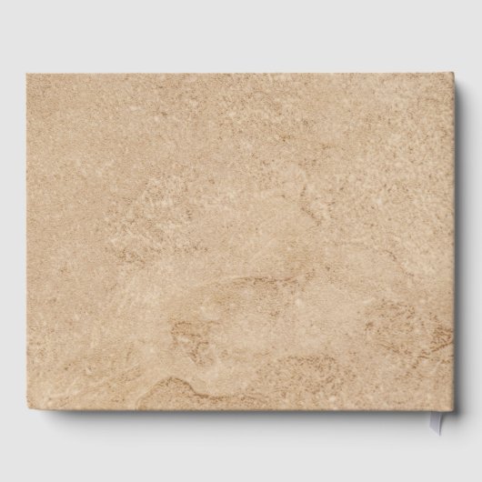 Rustic Mountain Range Wedding Guestbook Gästebuch (Rückseite)