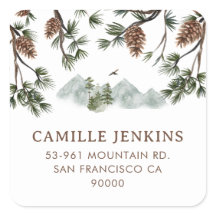 Rustic Mountains Boy Baby Dusche