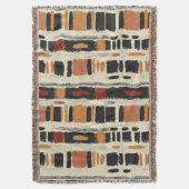 Rustic Mudcloth Geometric Pattern (1) Decke (Vorderseite Vertikal)