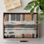 Rustic Mudcloth Geometric Pattern (1) Seidenpapier (Geschenk)