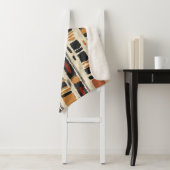 Rustic Mudcloth Geometric Pattern (1) Sherpadecke (Beispiel)