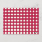 Rustic My Lieblings-Dinge Weihnachts-Party laden Postkarte (Rückseite)