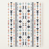 Rustic Native Ethnic Mudcloth Aesthetic Vertical Planer (Rückseite)