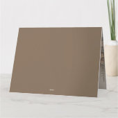 Rustic Nativity Scene with Winter Florals Karte (Rückseite)