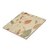 Rustic Nature-Inspired Leaf - Botanical Art (3) Fliese (Seite)
