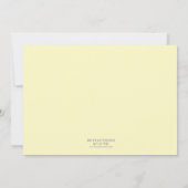 Rustic Navy Blue Sunflower] Daisy Rehearsal Dinner Einladung (Rückseite)