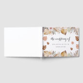 Rustic Neutral Boho Wedding Gästebuch (Voll)