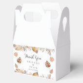 Rustic Neutral Boho Wedding Geschenkschachtel (Geöffnet)