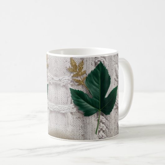 Rustic Nordic Knit Pattern Product: Classic Fair Kaffeetasse (VorderseiteRechts)