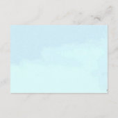 Rustic Oak Tree Autumn Wedding Details Begleitkarte (Rückseite)