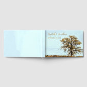 Rustic Oak Tree Autumn Wedding Gästebuch (Voll)