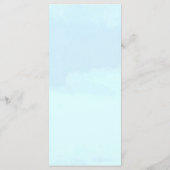 Rustic Oak Tree Autumn Wedding Menükarte (Rückseite)