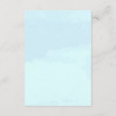 Rustic Oak Tree Autumn Wedding Registry Begleitkarte (Rückseite)