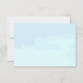 Rustic Oak Tree Autumn Wedding RSVP Karte (Rückseite)