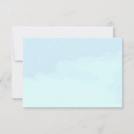 Rustic Oak Tree Autumn Wedding RSVP Karte (Rückseite)