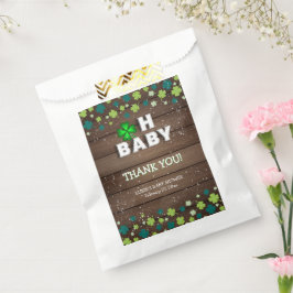 Rustic Oh Baby St. Patrick's Day Baby Shower Geschenktütchen