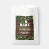 Rustic Oh Baby St. Patrick's Day Baby Shower Geschenktütchen (Vorderseite)